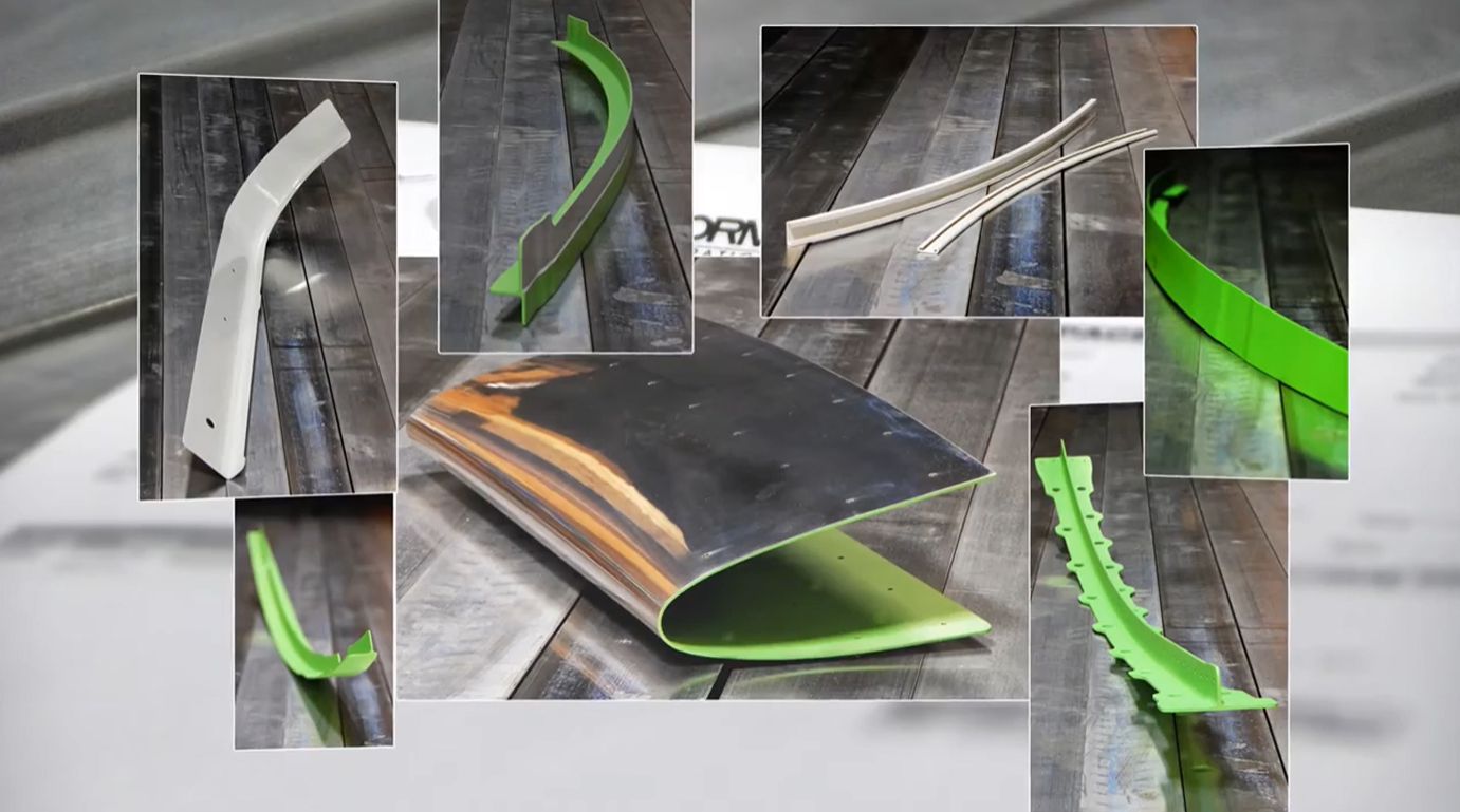 Precision aerospace components - stretch formed parts