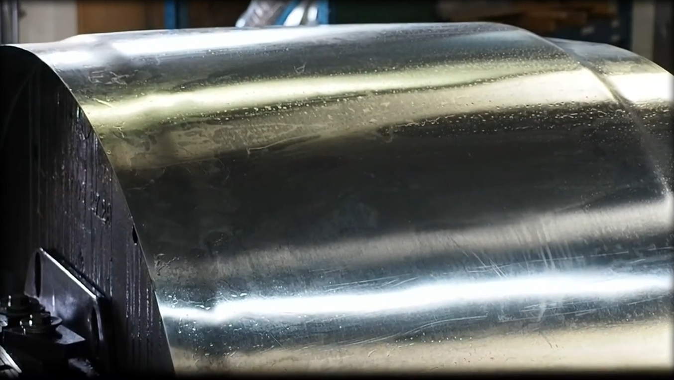 Metal stretch forming process